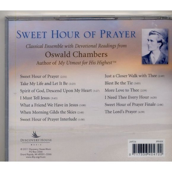 SWEET HOUR OF PRAYER Classical Ensemble & Devot CD - Picture 2 of 2